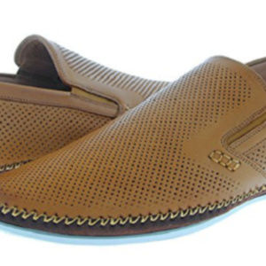 Zanzara Men's Merz Perforated Leather Slip On Shoe